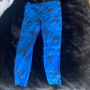 Dri-fit Patterned Nike 7/8 speed tight